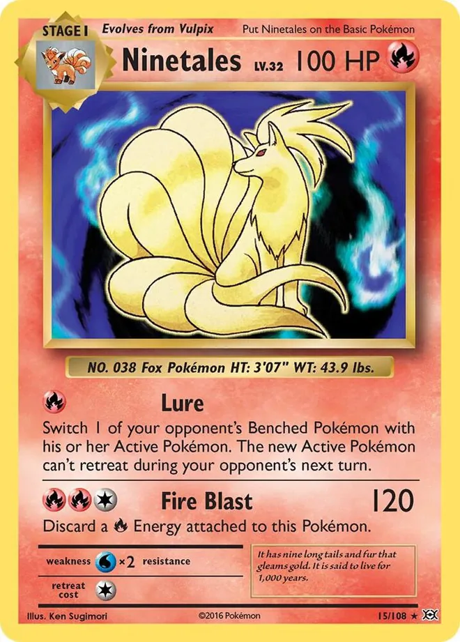 Ninetales 15/108 — XY - Evolutions