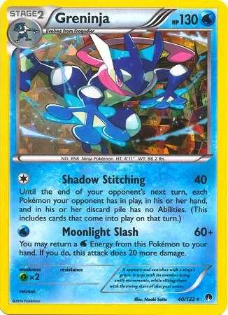 Greninja - 40/122 (XY BREAKpoint) 040/122 — Deck Exclusives